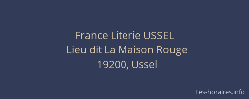 France Literie USSEL