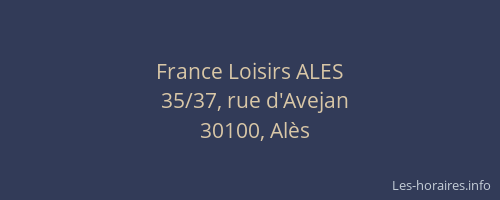 France Loisirs ALES