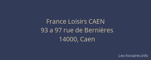 France Loisirs CAEN