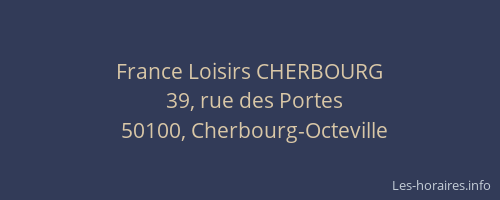 France Loisirs CHERBOURG