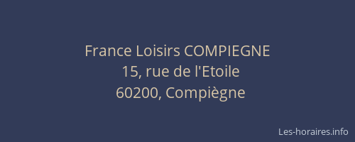 France Loisirs COMPIEGNE