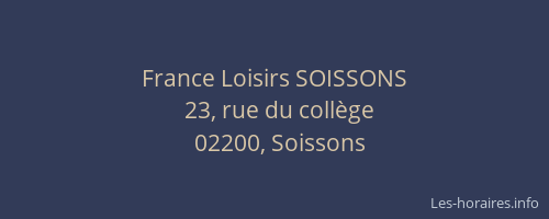 France Loisirs SOISSONS