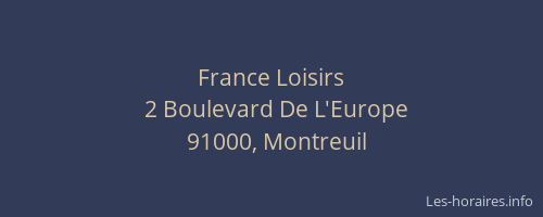 France Loisirs