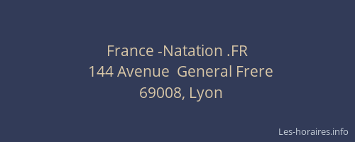 France -Natation .FR