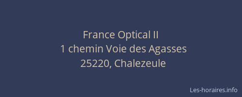 France Optical II