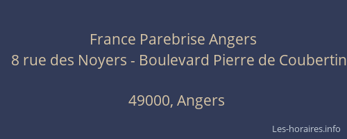 France Parebrise Angers