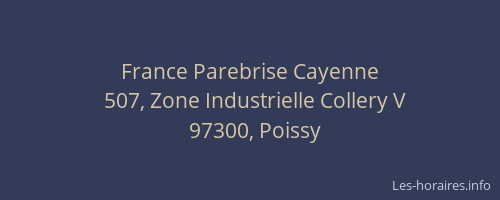 France Parebrise Cayenne