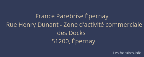 France Parebrise Épernay