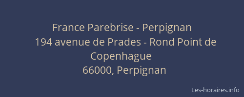 France Parebrise - Perpignan