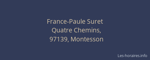 France-Paule Suret