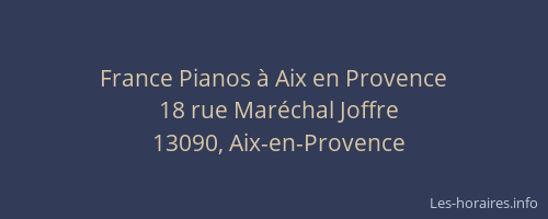 France Pianos à Aix en Provence