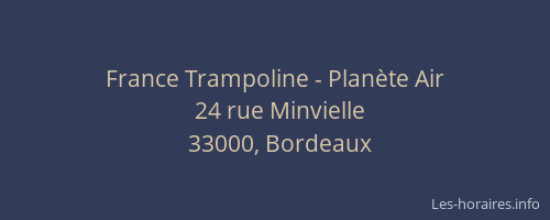France Trampoline - Planète Air
