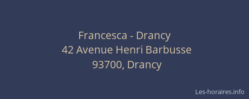 Francesca - Drancy