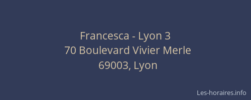 Francesca - Lyon 3