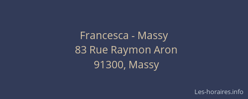 Francesca - Massy