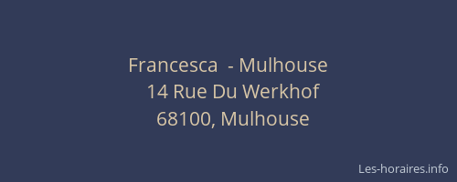 Francesca  - Mulhouse
