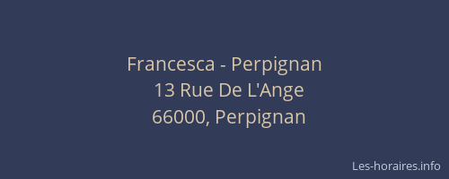 Francesca - Perpignan