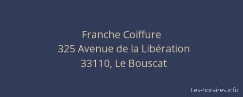 Franche Coiffure