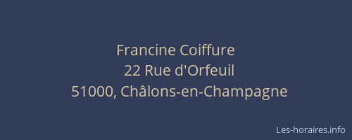 Francine Coiffure