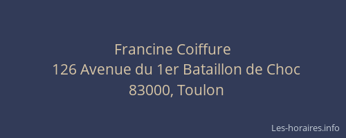 Francine Coiffure