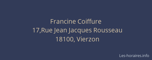 Francine Coiffure