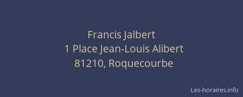 Francis Jalbert