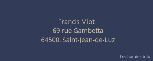 Francis Miot