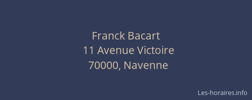Franck Bacart