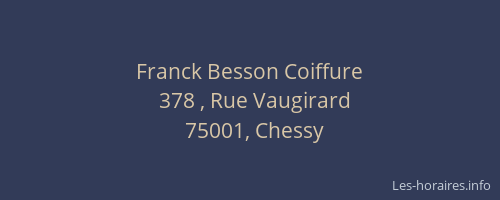 Franck Besson Coiffure