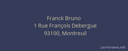 Franck Bruno