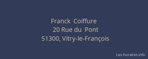 Franck  Coiffure