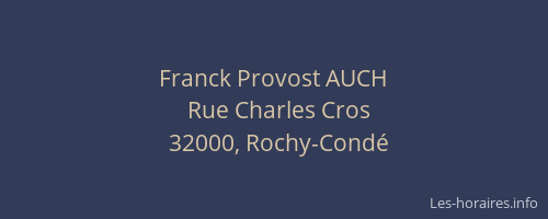 Franck Provost AUCH