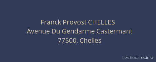 Franck Provost CHELLES