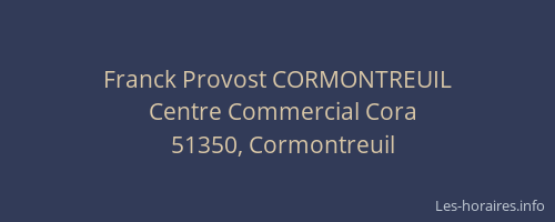Franck Provost CORMONTREUIL