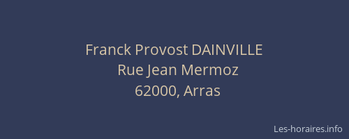 Franck Provost DAINVILLE