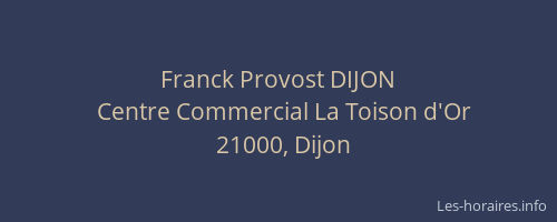 Franck Provost DIJON