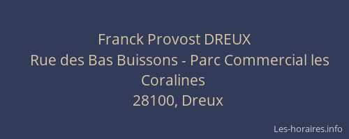 Franck Provost DREUX