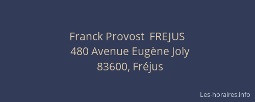 Franck Provost  FREJUS