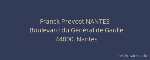 Franck Provost NANTES
