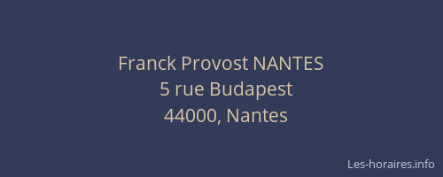 Franck Provost NANTES