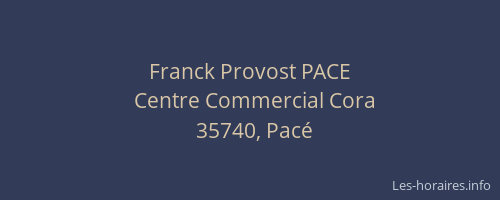 Franck Provost PACE