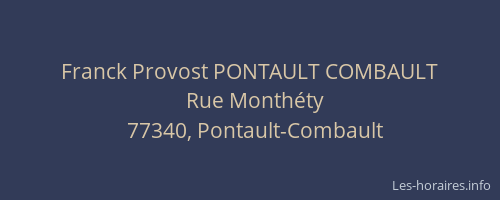 Franck Provost PONTAULT COMBAULT
