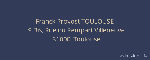 Franck Provost TOULOUSE
