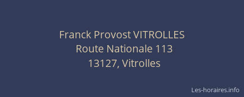 Franck Provost VITROLLES