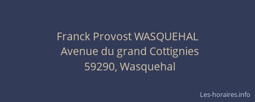 Franck Provost WASQUEHAL