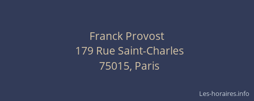 Franck Provost