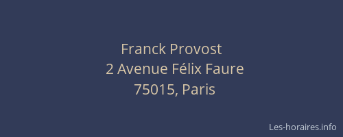 Franck Provost
