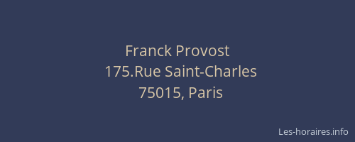 Franck Provost