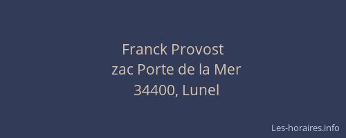 Franck Provost