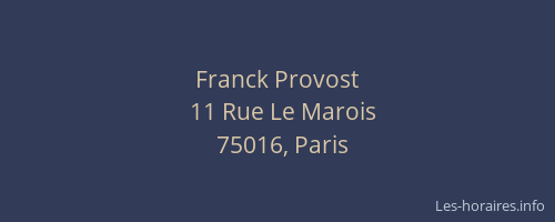 Franck Provost